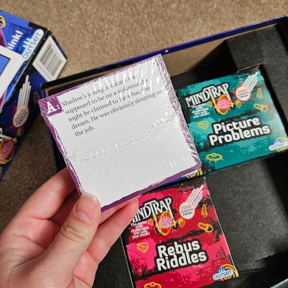 OUTSET MEDIA MINDTRAP Game of Logic and BRAINTEASERS - Opened but‎ Never Used - Picture 11 of 15